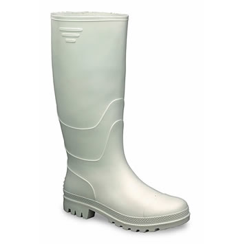 BOTA con o SIN PUNTERA DE PVC CAÑA ALTA blanca