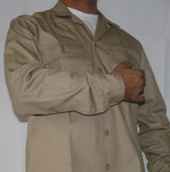 CAMISA TELA DRILL KAKI
